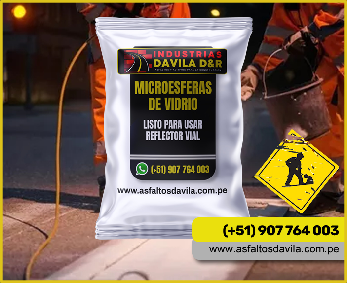 microesferas de vidrio